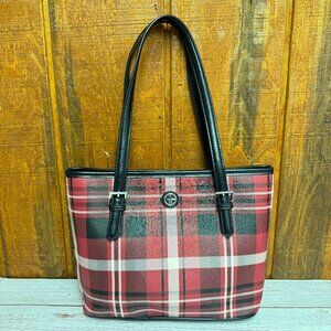 GIANI BERNINI Saffiano Plaid Tote
